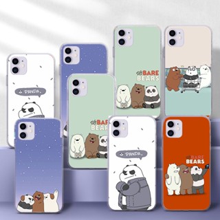 เคสโทรศัพท์มือถือแบบนิ่ม ลาย We Bare Bears SXB60 สําหรับ Samsung A50S A51 A6 Plus A7 A70 A71 A8 A9 J2 Prime