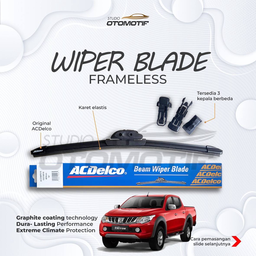 WIPER TRITON L200 GEN5 2015 ACDELCO 19-19 BEAM FRAMELESS