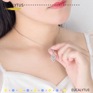 EUTUS ใหม่ สร้อยคอ จี้คริสตัลเพทาย เครื่องประดับแฟชั่น สําหรับผู้หญิง