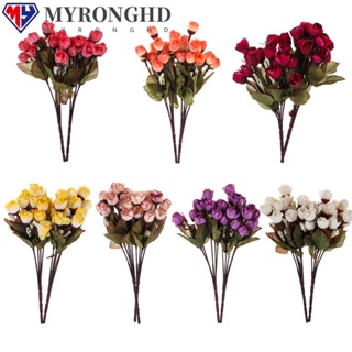 Myronghd ดอกกุหลาบประดิษฐ์ คุณภาพสูง อุปกรณ์เสริม สําหรับตกแต่ง DIY