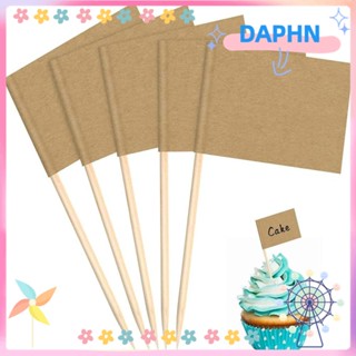 Daphs ป้ายฉลากชีส ผลไม้ DIY สําหรับติดตกแต่งเค้ก 100 ชิ้น