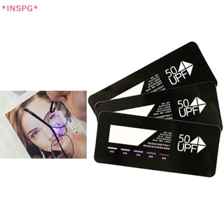 Inspg&gt; ใหม่ แถบทดสอบรังสียูวี ทนทาน สําหรับแว่นตากันแดด