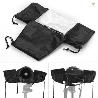 Fw Standard Camera Waterproof Rain Cover Sleeve Protector Raincoat for    DSLR Cameras Black