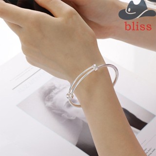 Bliss สร้อยข้อมือ ลวดละเอียดอ่อน ใหม่ โซ่ข้อมือ เสน่ห์ ผู้ชาย เครื่องประดับ ปรับได้ ชุบเงิน