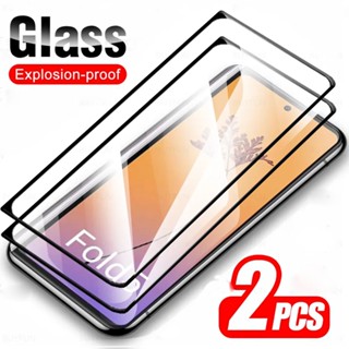 ฟิล์มกระจกนิรภัยกันรอยหน้าจอ 3D แบบเต็มจอ สําหรับ Samsung Z Fold 5 Z Fold 5 Z Fold 5 Z Fold 5 Z Fold 5 2 ชิ้น