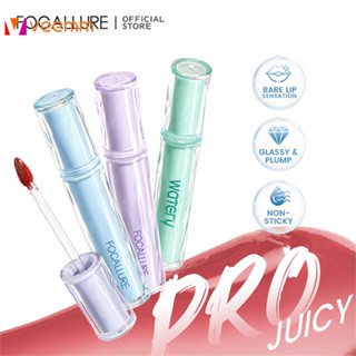 Focallure Jelly Water Light Lip Glaze ลิปกลอสให้ความชุ่มชื้น Non-Stick Cup Lip Glaze Moisturizing And Lasting veemm