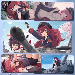 Natsume Iroha Mouse Pad Blue Archive Oversized Mouse Keyboard Desk Pad 168 Tank Lock Iroha แผ่นรองเมาส์ คีย์บอร์ด ขนาดใหญ่