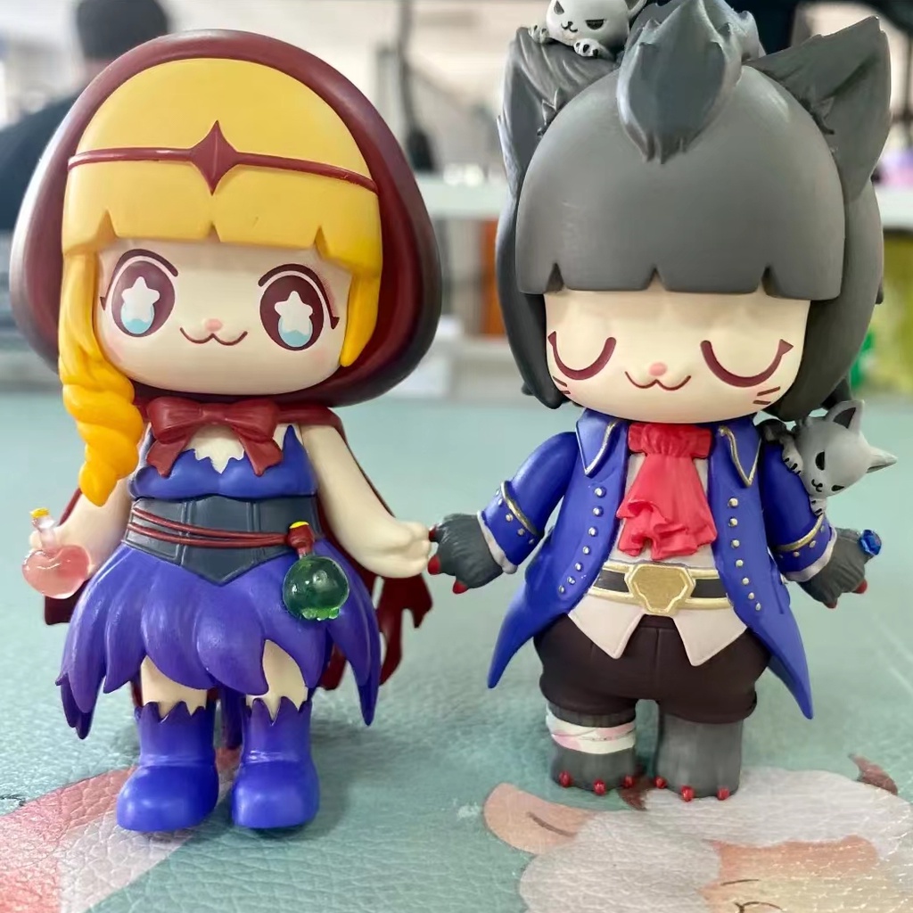 【ของแท้】กล่องสุ่ม ตุ๊กตา Kimmy&Miki Werewolf Killing Series 52TOYS ของเล่นเซอร์ไพรส์ ของขวัญวันเกิด 