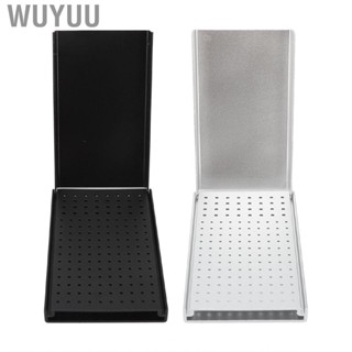 Wuyuu Dental Bur Autoclavable Case Organizer Aluminum Alloy 152 Hole Cleaning Hold