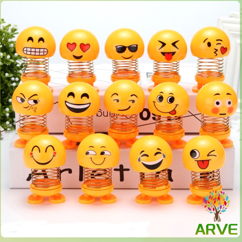 ตุ๊กตาอิโมจิ ตุ๊กตาส่ายหัว ตกแต่งรถภายใน Emoji ตุ๊กตาส่ายหัวได้ ประดับยนต์ Car decoration