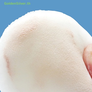 Goldensilver พัฟฟองน้ําแต่งหน้า ทรงกลม แบบนิ่ม แบบพกพา 1 ชิ้น