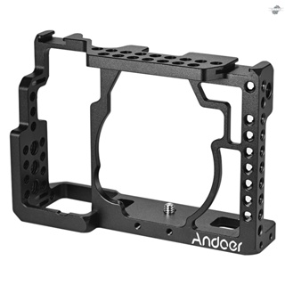 {fly} Andoer Aluminum Alloy Camera Cage Video Film Movie Making Stabilizer with Cold Shoe Mount for  A7/ A7R/ A7S Camera