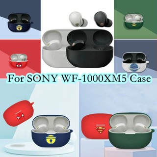 【คุณภาพสูง】เคสหูฟัง แบบนิ่ม ลายการ์ตูน สําหรับ SONY WF-1000XM5 SONY WF-1000XM5