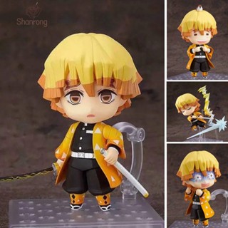Shanrong ดาบ พิฆาตอสูร ฟิกเกอร์อนิเมะ Agatsuma Zenitsu Demon Slayer 100 มม.