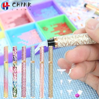 Chink ปากกาปักครอสติชคริสตัล กันลื่น DIY สําหรับตกแต่งเล็บ