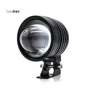 ไฟหน้ารถจักรยานยนต์ 3 นิ้ว 30W 6000LM Fisheye LED ไฟหน้ารถจักรยานยนต์ ไฟตัดหมอก ไฟสปอตไลท์ สีขาว สีเหลืองอําพัน