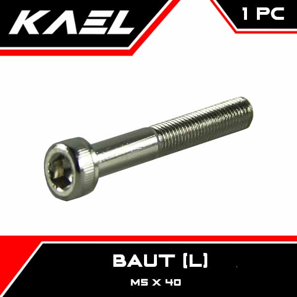 Bolt L L4 M5x40 5X40 M 5 x 40 P P Pitch 0.8 Key K 4 Bolt Bolt