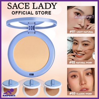 Sace Lady Oil-control Compact Powder Foundation Waterproof Matte Face Powder Bedak Original -AME1