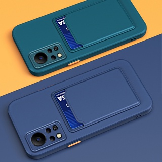 เคสซิลิโคนนิ่ม พร้อมช่องใส่บัตร สีแคนดี้ สําหรับ Infinix Hot 11S 11 Note 11S 10 Pro Nfc Note 12 G96