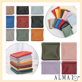 Alma กระเป๋าสตางค์แฟชั่น สําหรับใส่เหรียญ บัตรเครดิต