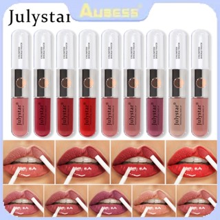 Water Mirror Fade เครื่องสำอางกันเหงื่อ ลิปกลอส ไม่ทาปาก ลิปกลอสกันน้ำ Stick ถ้วยกลอส JULYSTAR ไม่เคลือบ ความงามไม่และสองหัว TECH3