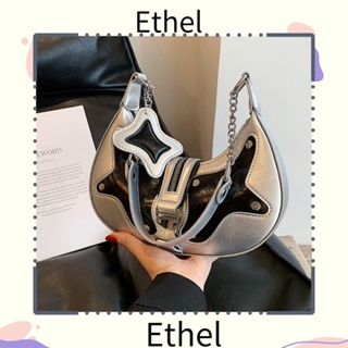 Ethel1 กระเป๋าสะพายไหล่ลําลอง หนัง Pu ทรงสี่เหลี่ยม ขนาดเล็ก จุของได้เยอะ สําหรับสตรี