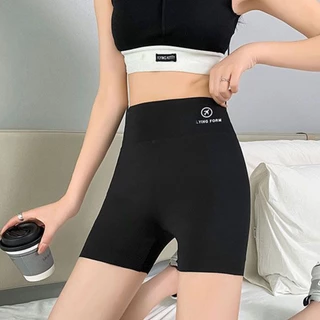 กางเกงขาสั้น เอวสูง ใส่ออกกําลังกาย สำหรับผู้หญิง