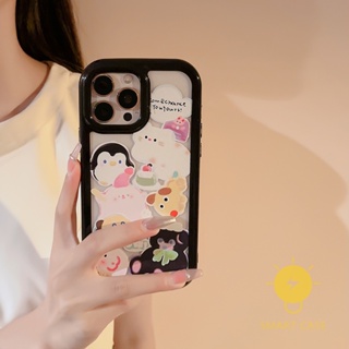 For เคสไอโฟน 14 Pro Max [Cute Doll Animals Sweet] เคส Phone Case For iPhone 14 Pro Max Plus 13 12 11 X XS Max XR For เคสไอโฟน11 Ins Korean Style Retro Classic Couple Shockproof Protective TPU Cover Shell