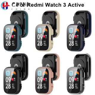 Chink ป้องกัน, PC + ป้องกันหน้าจอ แบบเต็ม, เคสสมาร์ทวอทช์ แบบแข็ง, Redmi Watch 3 Active