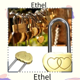 Ethel1 กุญแจล็อค รูปหัวใจ 40 มม.