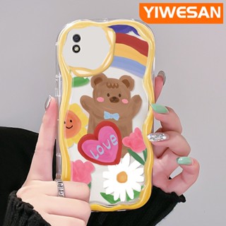 เคสโทรศัพท์มือถือแบบนิ่ม ใส กันกระแทก ลายการ์ตูนหมีน่ารัก สีมาการอง หลากสี สําหรับ Xiaomi Redmi 9C NFC Redmi 9A 9i A1 A2 POCO C31