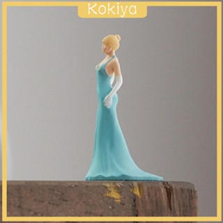 [Kokiya] โมเดลฟิกเกอร์เรซิ่น รูปคนใส่ชุดราตรี 1:64 สําหรับภูมิทัศน์ขนาดเล็ก