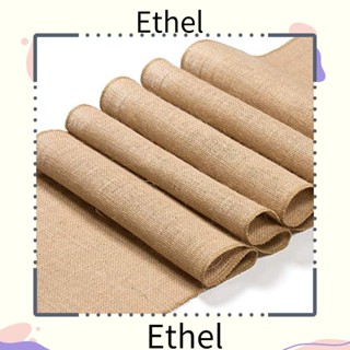 Ethel1 ผ้ากระสอบ สไตล์วินเทจ สําหรับตกแต่งบ้าน งานแต่งงาน