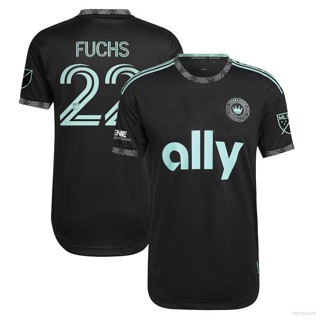 เสื้อยืดแขนสั้น ลายทีมชาติฟุตบอล Ani 2022 MLS Christian Fuchs Charlotte FC พลัสไซซ์