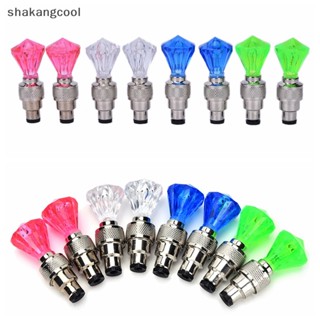 Shakangcool ไฟกระพริบ LED สําหรับติดล้อรถมอเตอร์ไซค์ รถจักรยาน 2 ชิ้น SGL