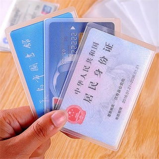 กระเป๋าใส่บัตรเครดิต โปสการ์ด PVC ใส เนื้อแมตต์