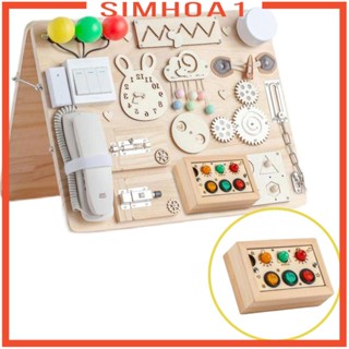[Simhoa1] บอร์ดไฟ LED ของเล่นเสริมการเรียนรู้เด็กก่อนวัยเรียน