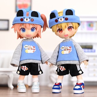 Ob11 เสื้อผ้าตุ๊กตาหมีน่ารัก Nendoroid GSC YMY obitsu11 1/12 BJD BODY9 DDF ufdoll