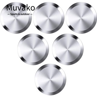 Muvako จุกปิดปลายผ้าอนามัย แบบสเตนเลส 1.5 นิ้ว 6 ชิ้น
