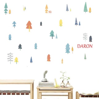 Daron สติกเกอร์ติดผนัง ลายการ์ตูนป่าไม้น่ารัก ตกแต่งห้องเด็ก