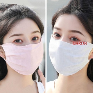 Daron หน้ากากผ้าเรยอน กันแดด สีพื้น เหมาะกับการขี่จักรยาน ตกปลา เล่นกีฬา เดินป่า กลางแจ้ง สําหรับผู้หญิง