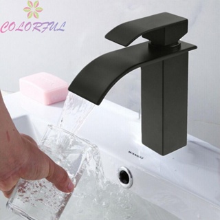 【COLORFUL】Sink Faucet Basin Faucet Deck Mounted Single Hole Design Water Mixer Tap