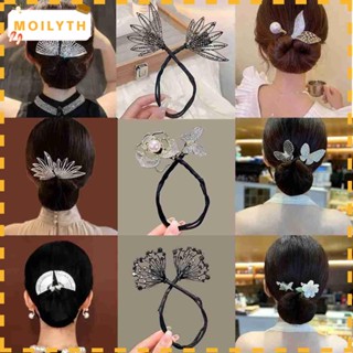 Moilyth โบว์ดัดผม เหล็ก อเนกประสงค์ อุปกรณ์เสริม สําหรับเด็กผู้หญิง