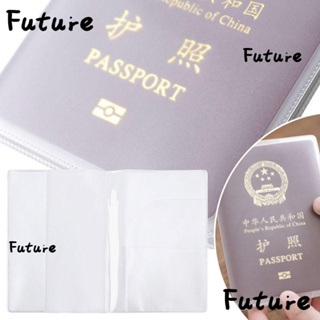 Future กระเป๋าใส่หนังสือเดินทาง PVC แบบใส พร้อมช่องใส่บัตรประจําตัว 6 ชิ้น