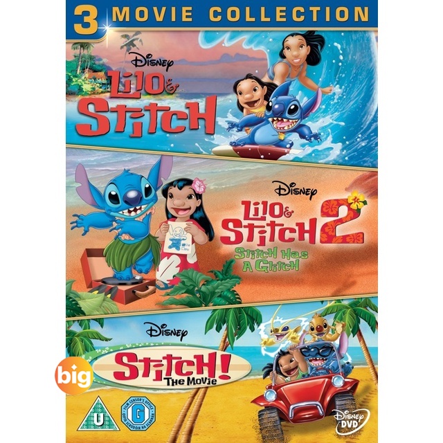 แผ่น DVD หนังใหม่ ลีโล แอนด์ สติทช์ รวมภาค DVD Master เสียงไทย (เสียง ไทย/อังกฤษ | ซับ ไทย/อังกฤษ) หนัง
