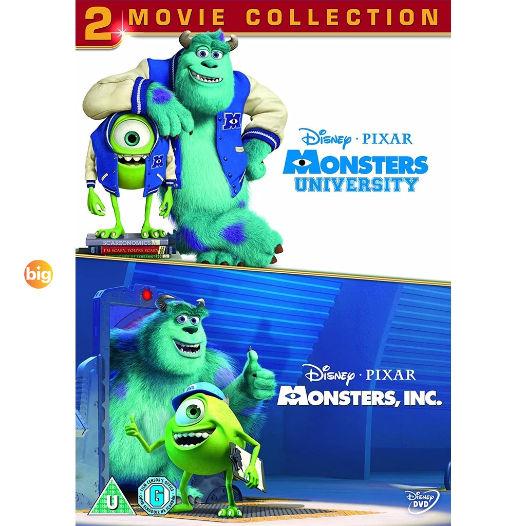 MONSTERS INC มอนส์เตอร์อิงค์ ภาค 1-2 DVD Master เสียงไทย (เสียง ไทย/อังกฤษ | ซับ ไทย/อังกฤษ)