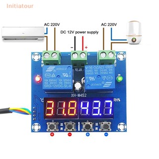 [Initiatour] Xh-m452 เทอร์โมสตัทดิจิทัล LED DC 12V ควบคุมความชื้น