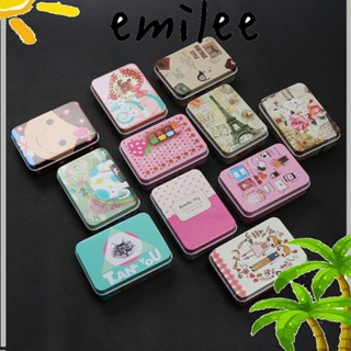 Emilee ขวดโหลอลูมิเนียม สําหรับใส่เทียน ครีมบาล์ม 2 ชิ้น