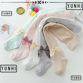 Yunhi ถุงน่อง ผ้าฝ้าย สีแคนดี้ ป้องกันยุง แฟชั่นฤดูร้อน