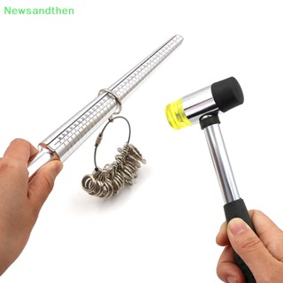 Newsandthen แหวนโลหะวัดขนาดนิ้วมือ